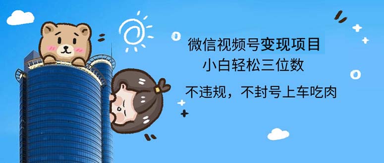 （12660期）2024最新微信视频号，0撸项目，自己玩，小白轻松日入三位数-众创网