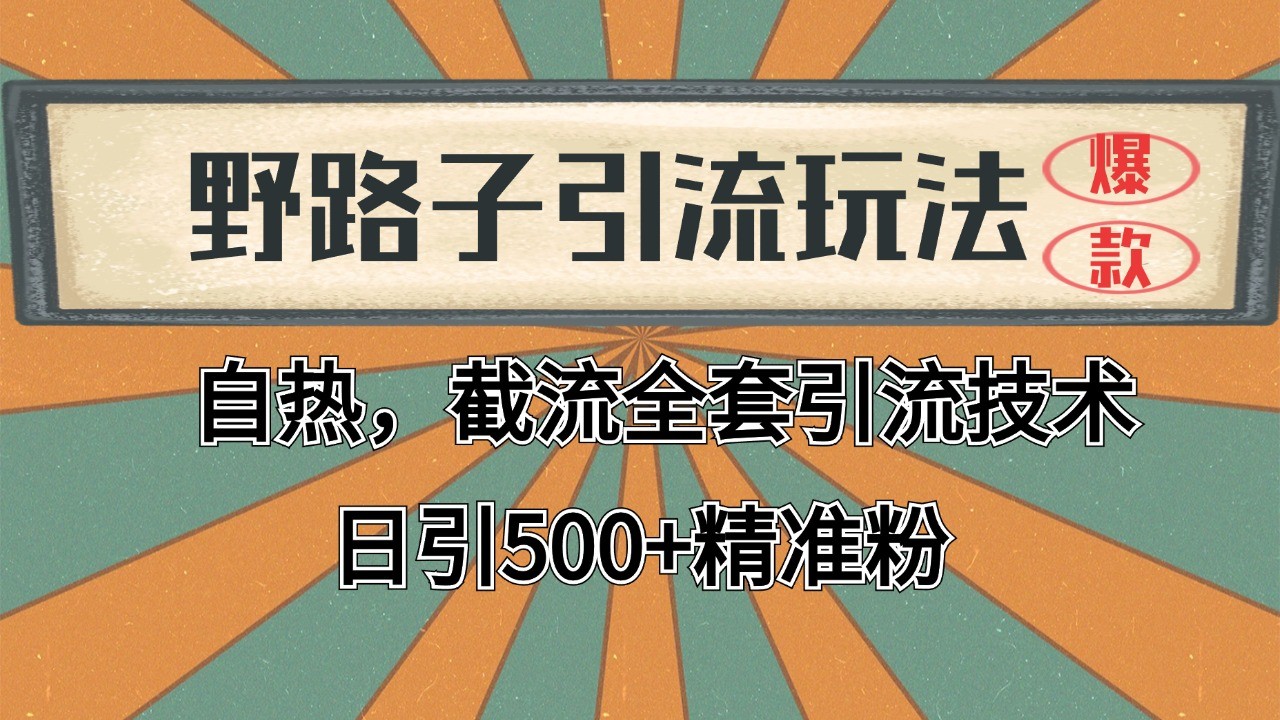 抖音小红书视频号全平台引流打法，全自动引流日引2000+精准客户-众创网