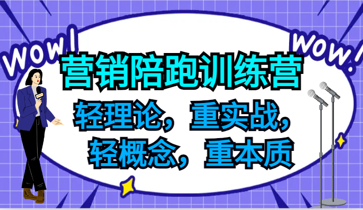 营销推广陪跑夏令营，轻基础理论，重实战演练，轻定义，重实质，适宜中小企业和初创企业的老总-众创网