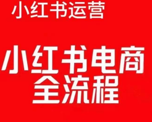 红薯电商实操课，小红书电商全流程-众创网