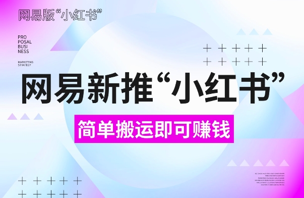 网易官方新推“小红书”，搬运即有收益，新手小白千万别错过(附详细教程)【揭秘】-众创网