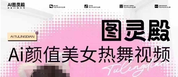 全网首发，原价988图灵殿AI颜值美女热舞视频，云端生图，轻松过原创-众创网