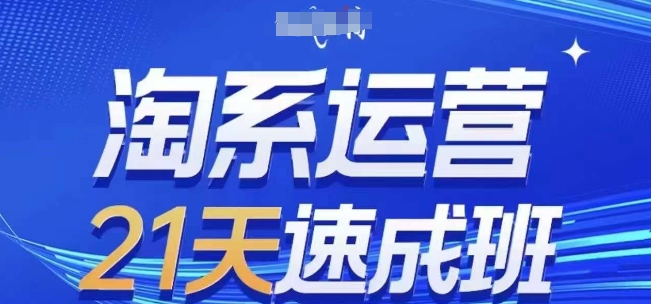 淘系运营21天速成班(更新25年2月)，0基础轻松搞定淘系运营，不做假把式-众创网