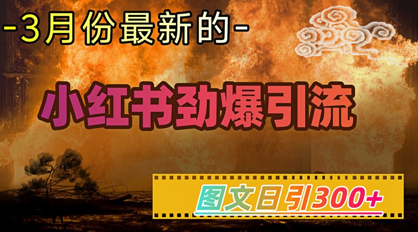 小红书超劲爆引流手段，图文日引300+轻松变现1W-众创网