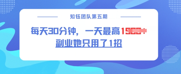 副业她只用了1招，每天30分钟，无脑二创，一天最高1.5k-众创网